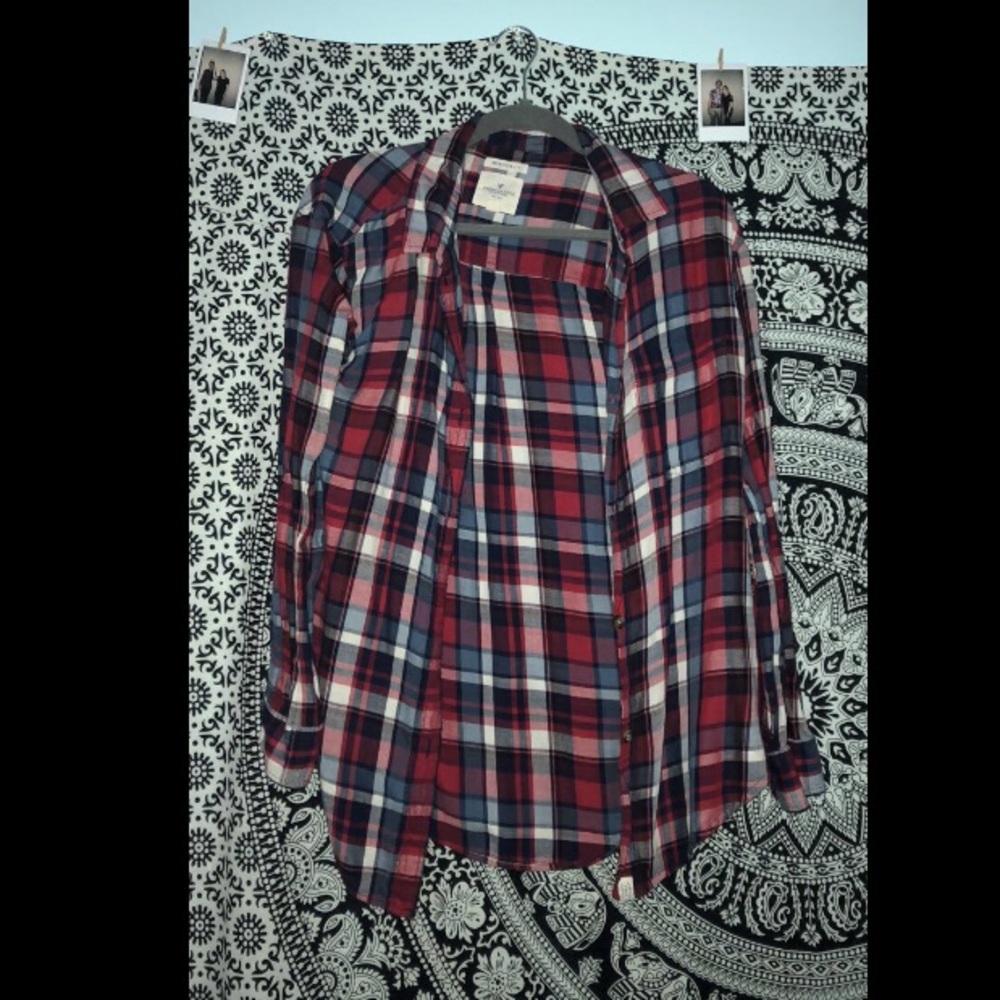 american eagle boyfriend flannel